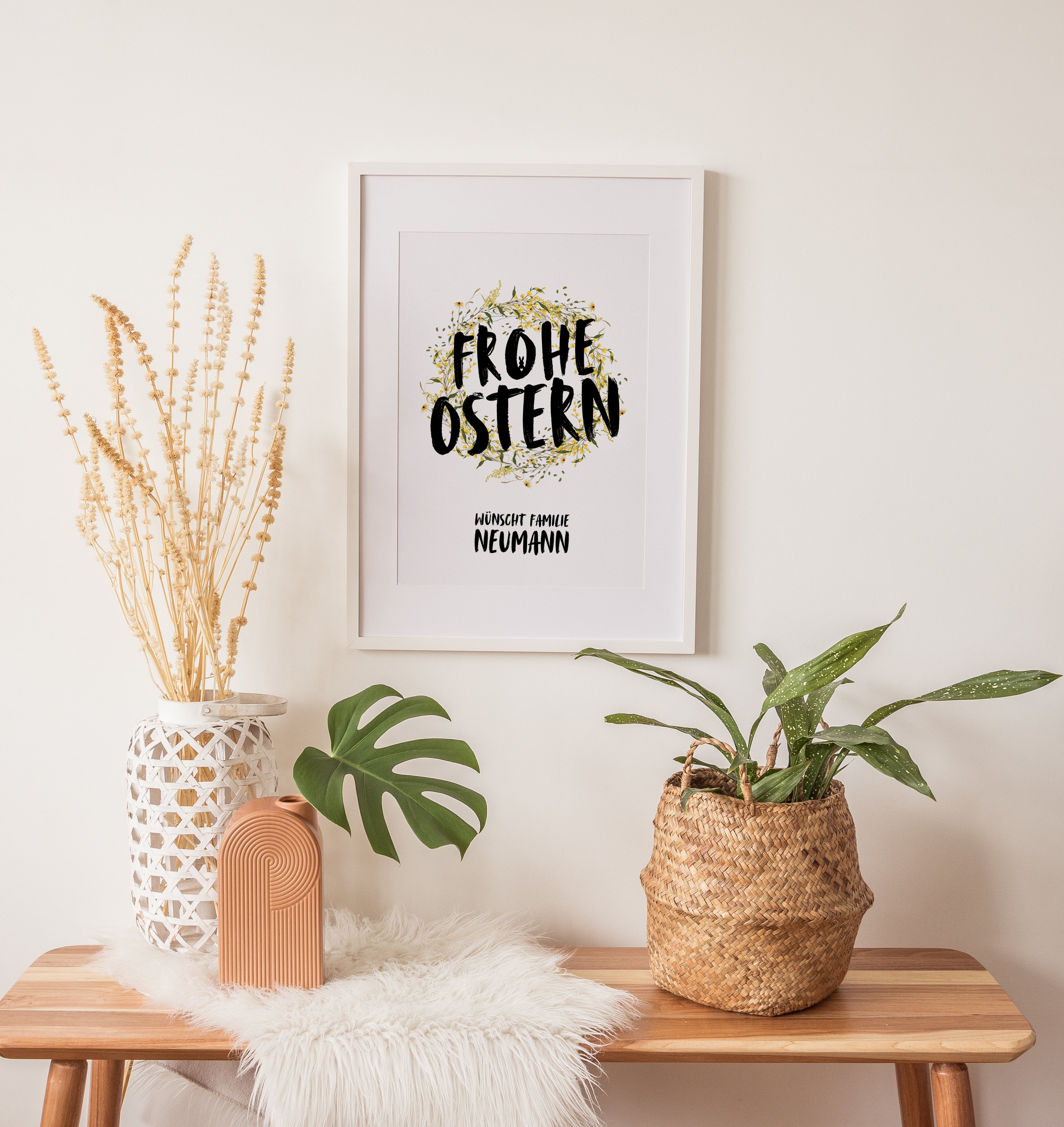 Frohe Ostern - Wünsche - Poster