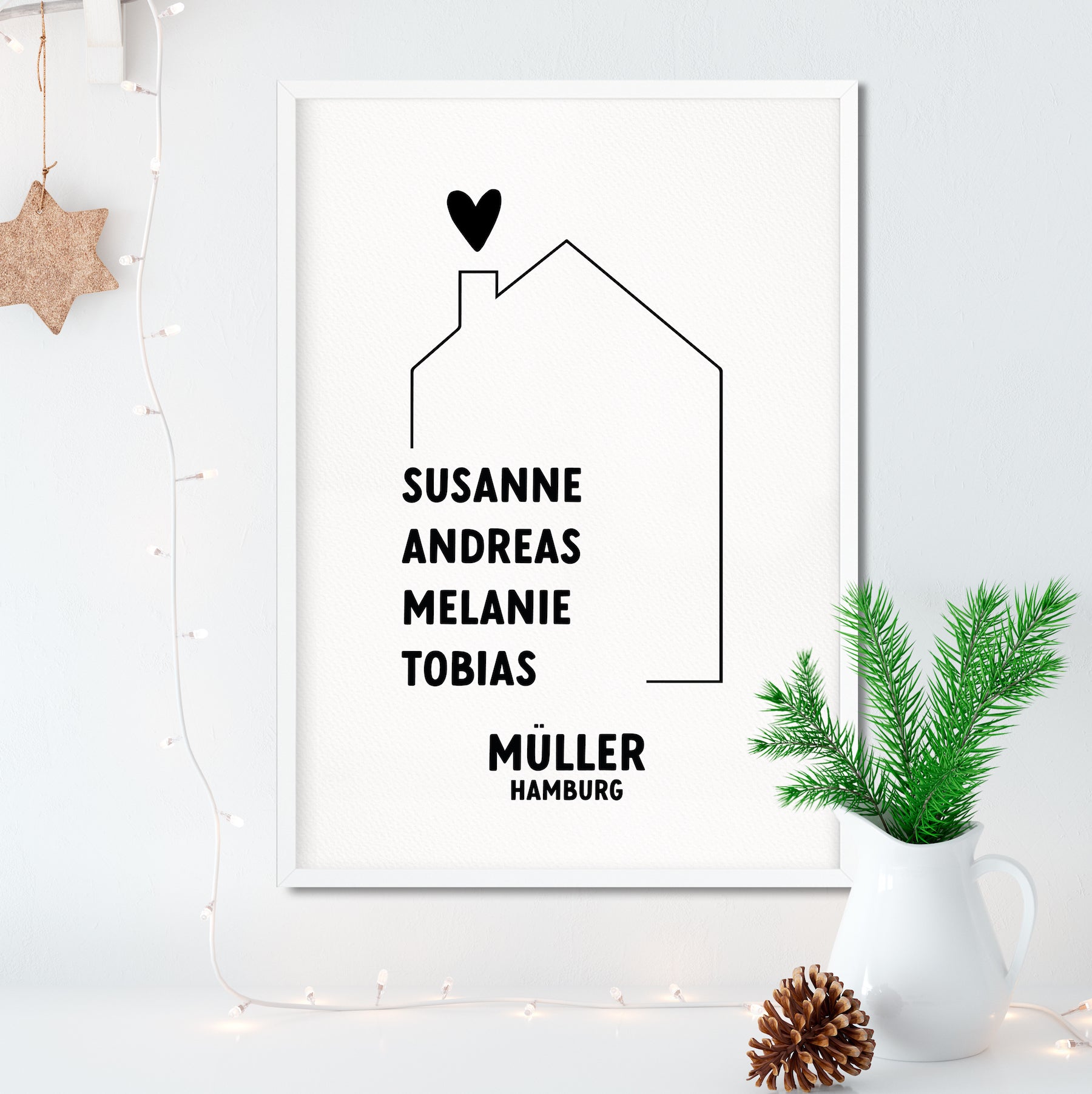 Zuhause - Home - Haus - Poster