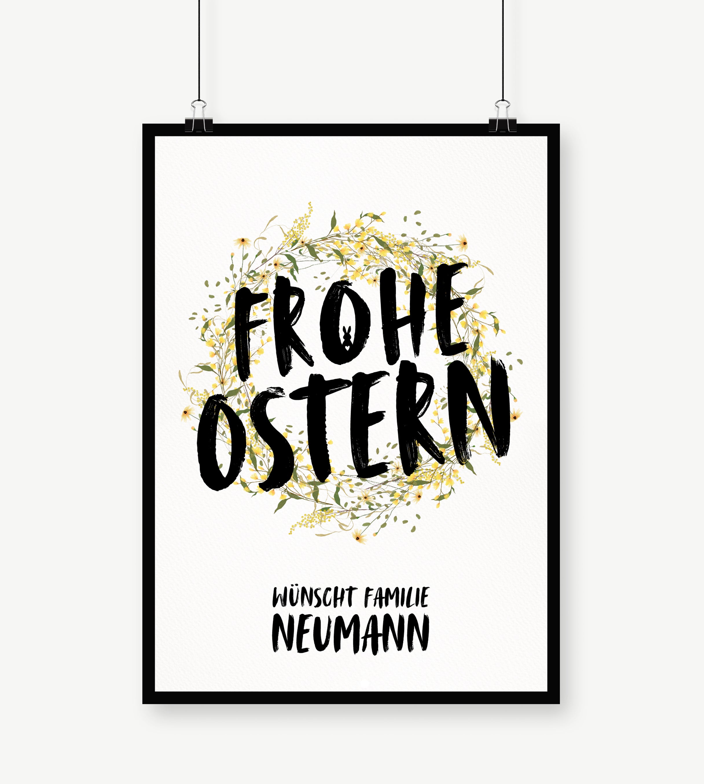 Frohe Ostern - Wünsche - Poster
