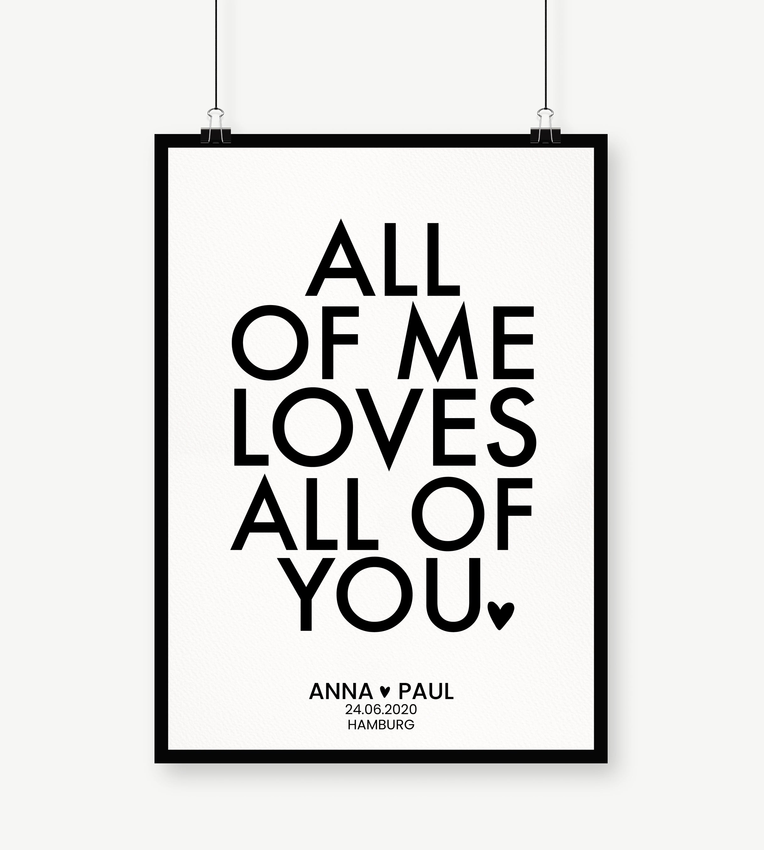 All of me loves all of you - Poster - No. 1