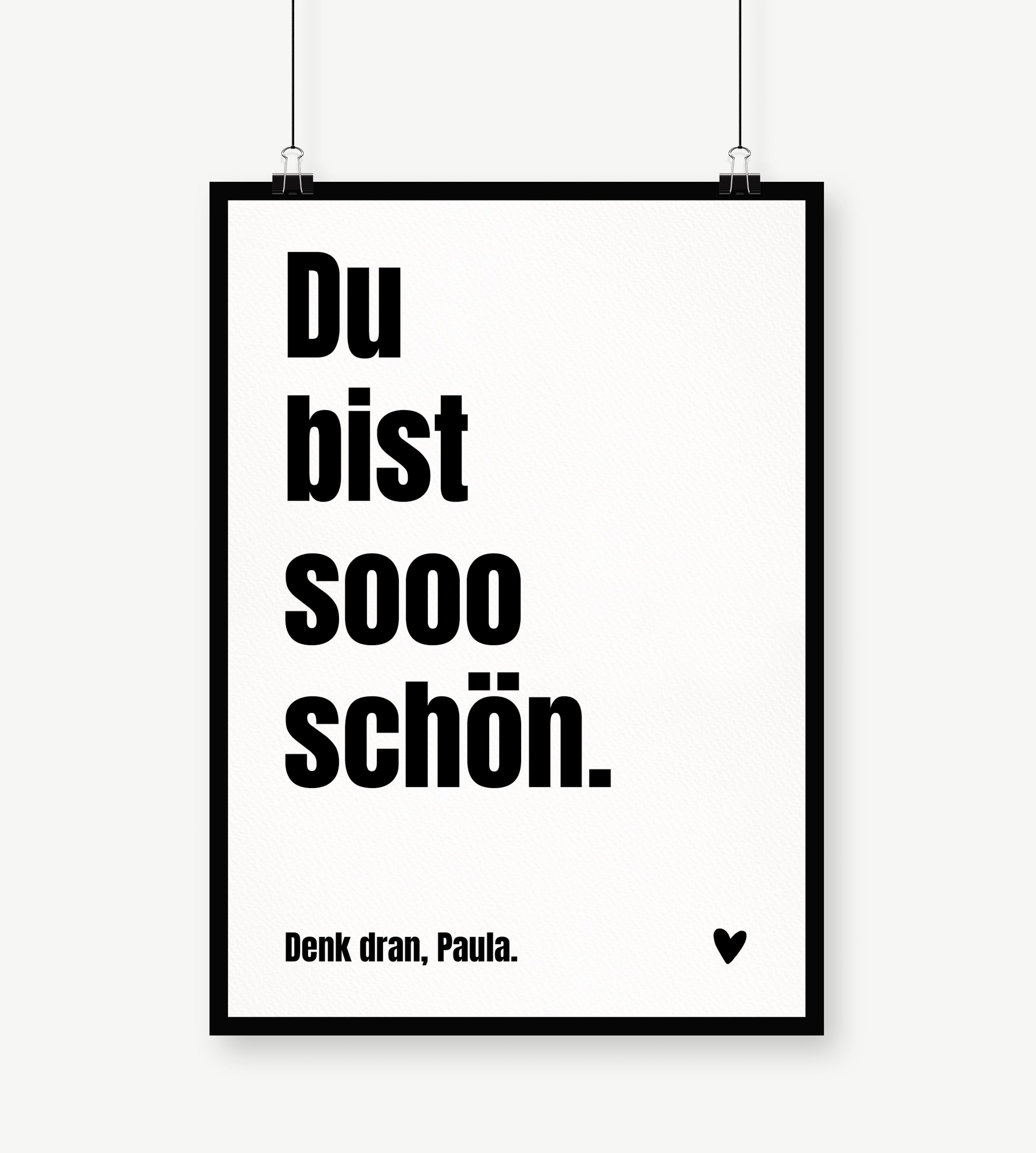 Du bist sooo schön - Poster