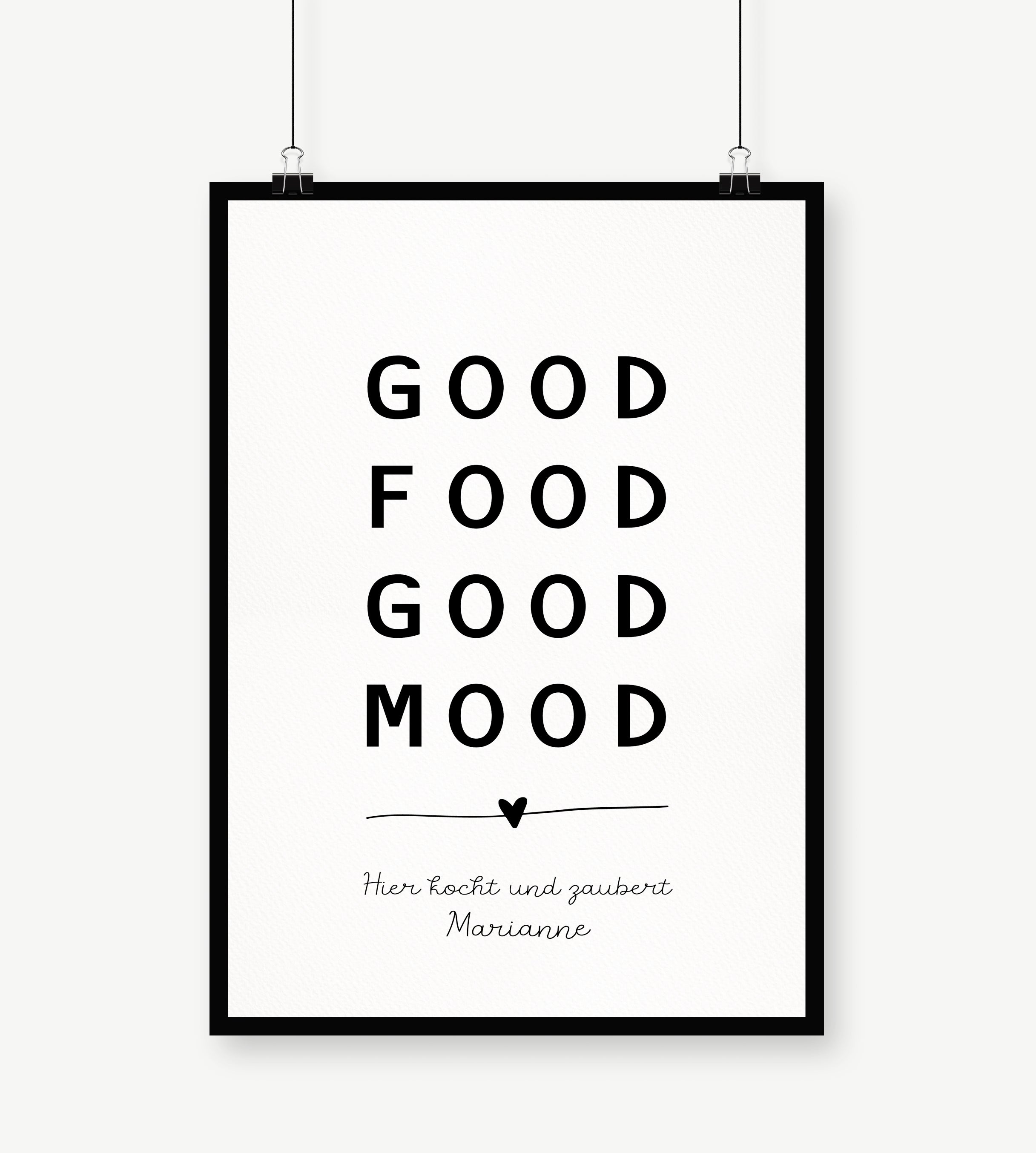 Good Food Good Mood - Poster