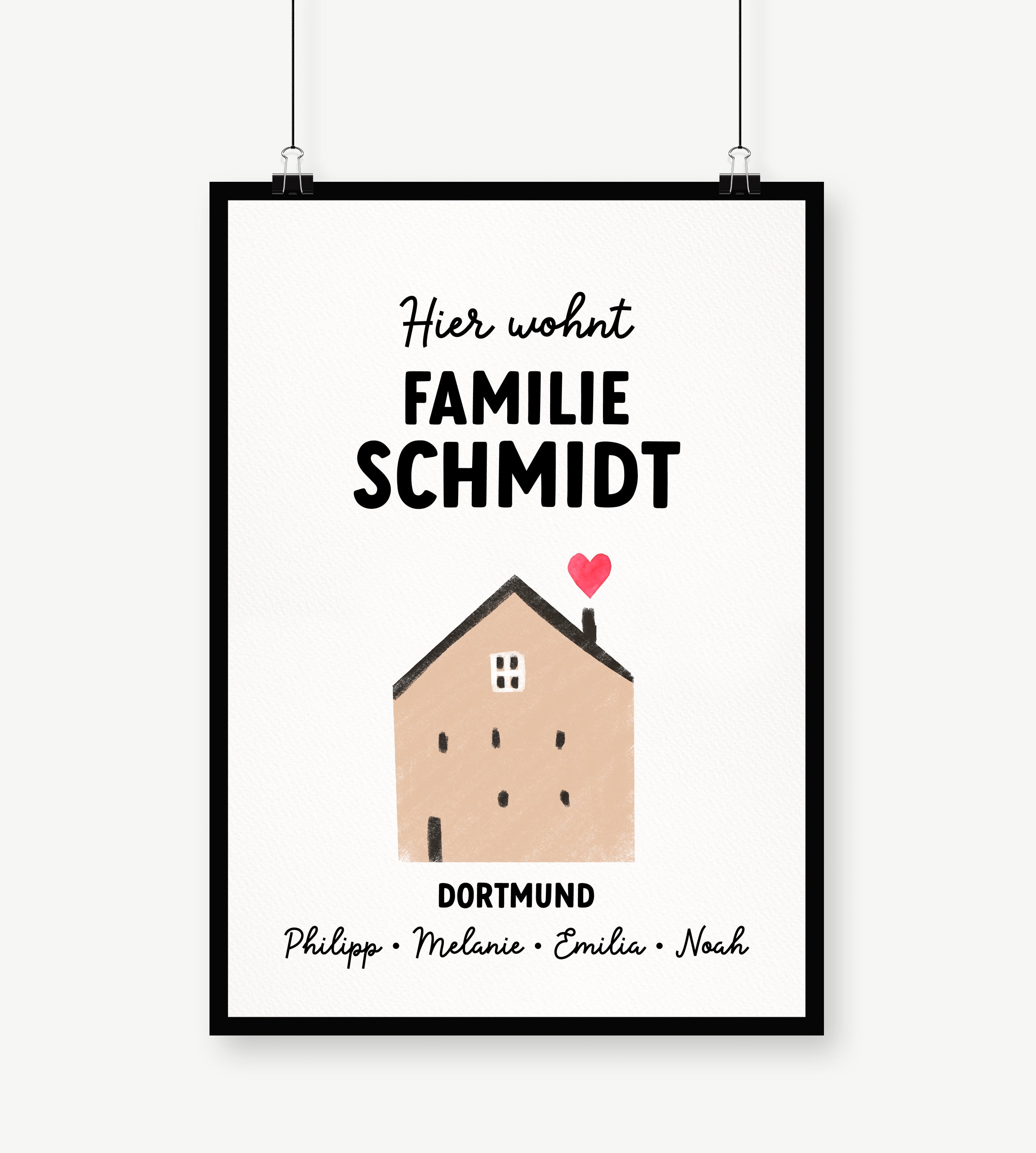 Hier wohnt Familie - Poster