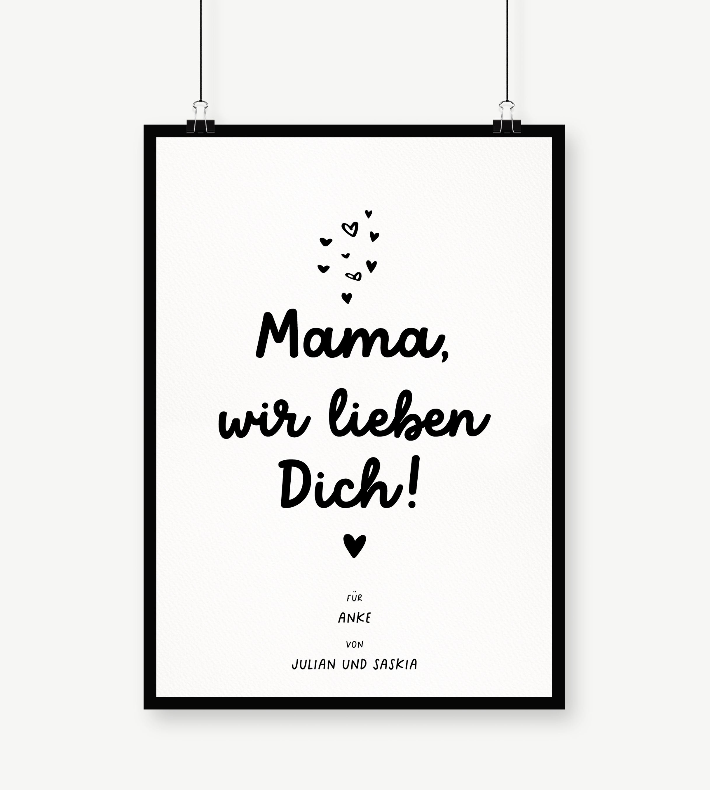 Mama, wir lieben Dich - Poster